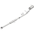 Fits 2002-2006 Honda CR-V 2.4L Direct-Fit Replacement Exhaust System 106-0722 aluminized steel