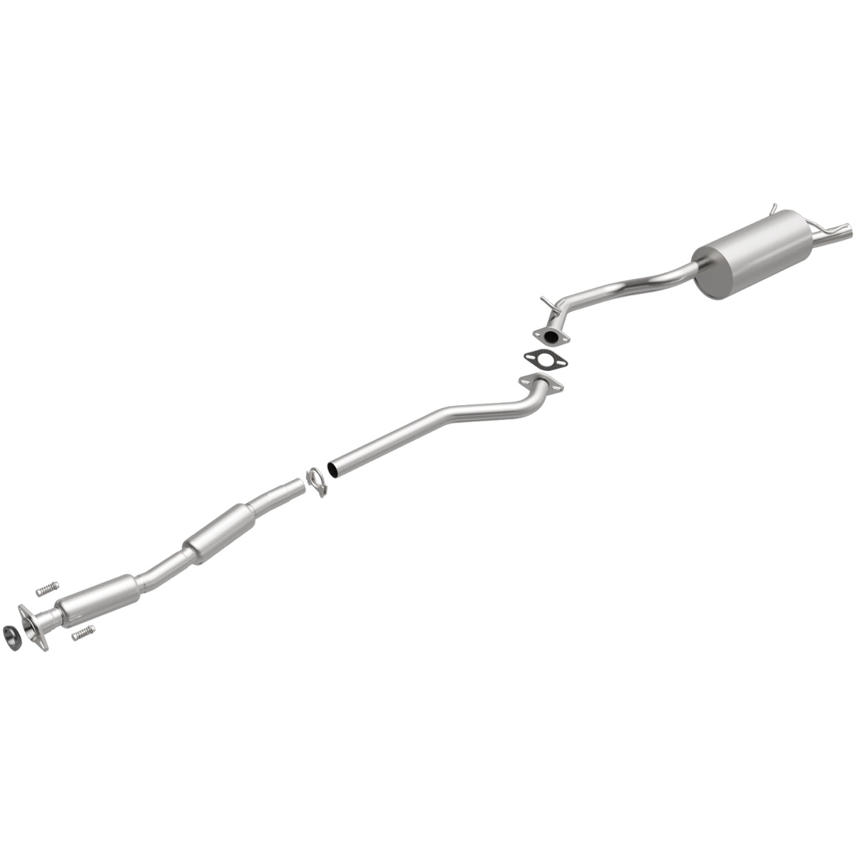 Fits 2003-2003 Subaru Baja 2.5L Direct-Fit Replacement Exhaust System 106-0164 aluminized steel