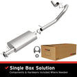 Fits 2003-2006 Lincoln Navigator 5.4L Direct-Fit Replacement Exhaust 106-0907 aluminized steel