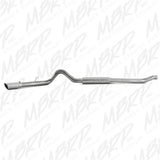 MBRP cat-back exhaust system fits 2003-2007 Ford F-350 single side exit Armor Plus Series T409 stainless steel S6208409