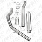 MBRP cat-back exhaust system fits 2003-2007 Ford F-350 single side exit Armor Plus Series T409 stainless steel S6208409