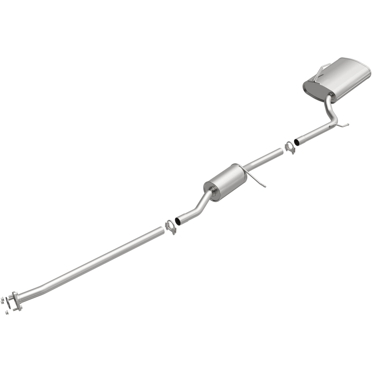 Fits 2003-2007 Honda Accord 2.4L Direct-Fit Replacement Exhaust System 106-0151 aluminized steel