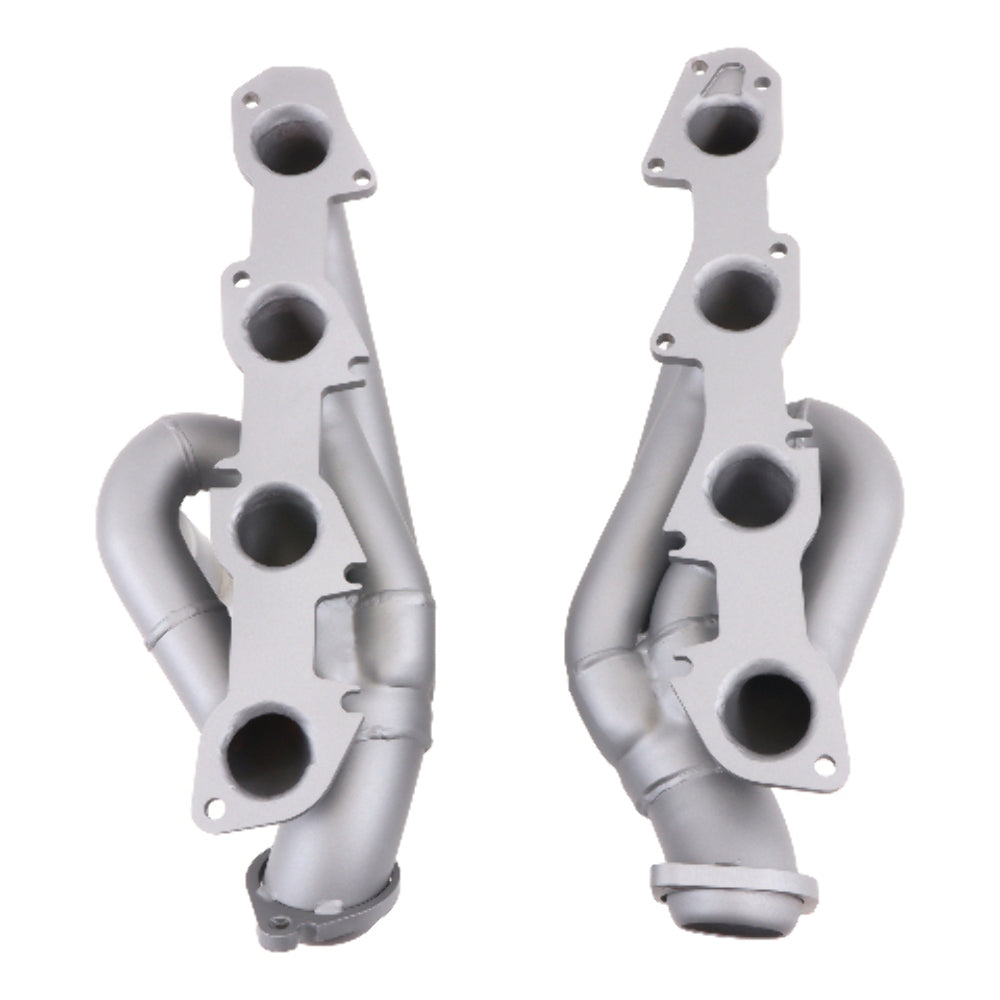 Fits 2003-2008 Dodge Ram 1500 Truck 5.7L Hemi 1-3/4 Shorty Headers-4009 ceramic coated chrome