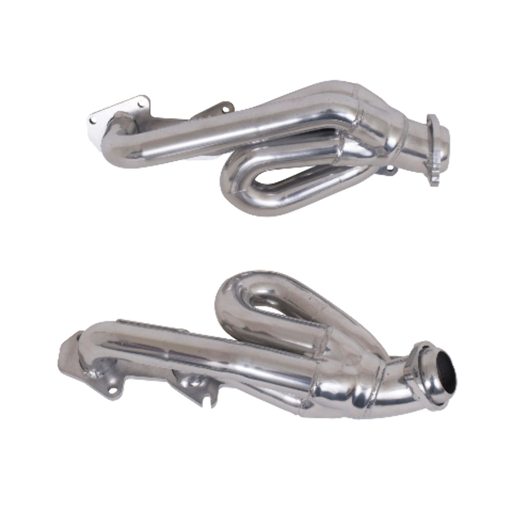 Fits 2003-2008 Dodge Ram 1500 Truck 5.7L Hemi 1-3/4 Shorty Headers-Silver-40090 ceramic coated polished