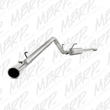 MBRP cat-back exhaust system fits 2003-2010 Dodge Ram 2500 single side exit aluminized steel S5148AL 3 inch inlet/outlet