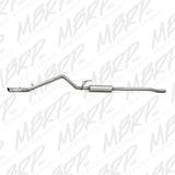 MBRP cat-back exhaust system fits 2003-2010 Dodge Ram 2500 single side exit aluminized steel S5148AL 3 inch inlet/outlet