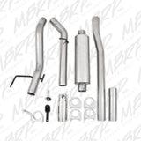 MBRP cat-back exhaust system fits 2003-2010 Dodge Ram 2500 single side exit aluminized steel S5148AL 3 inch inlet/outlet