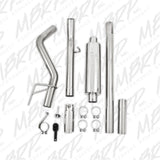 MBRP cat-back exhaust system fits 2003-2010 Dodge Ram 2500 single side exit Armor Plus Series T409 stainless steel S5148409 3 inch inlet/outlet