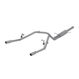 MBRP cat-back exhaust system fits Dodge Ram 1500 dual split rear exit Armor Plus Series T409 stainless steel S5108409 2 inch inlet/outlet
