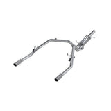 MBRP cat-back exhaust system fits Dodge Ram 1500 dual split rear exit Armor Plus Series T409 stainless steel S5108409 2 inch inlet/outlet