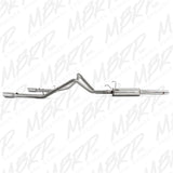 MBRP cat-back exhaust system fits Dodge Ram 1500 dual split rear exit Armor Plus Series T409 stainless steel S5108409 2 inch inlet/outlet