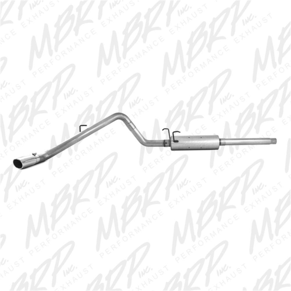 MBRP cat-back exhaust system fits 2004-2005 Dodge Ram 1500 single side exit aluminized steel S5104AL 3 inch inlet/outlet