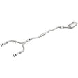 Fits 2004-2005 INFINITI G35 3.5L Direct-Fit Replacement Exhaust System 106-0159 aluminized steel
