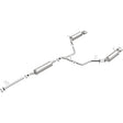 Fits 2004-2006 Acura MDX 3.5L Direct-Fit Replacement Exhaust System 106-0248 aluminized steel