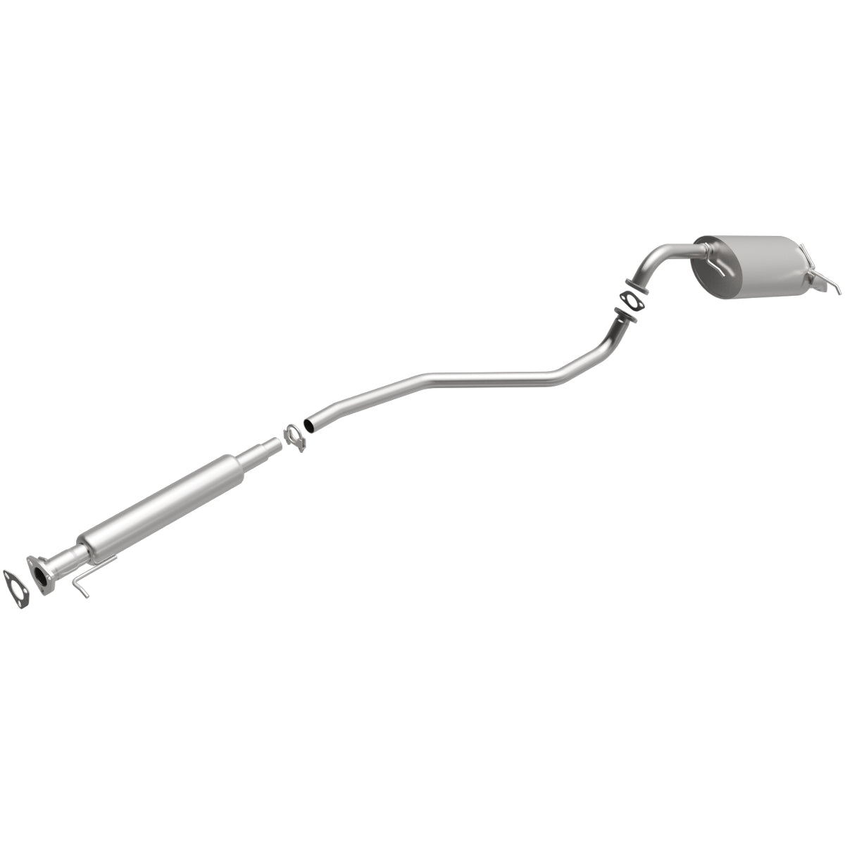 Fits 2004-2007 Chevy Optra Direct-Fit Replacement Exhaust System 106-0531 steel