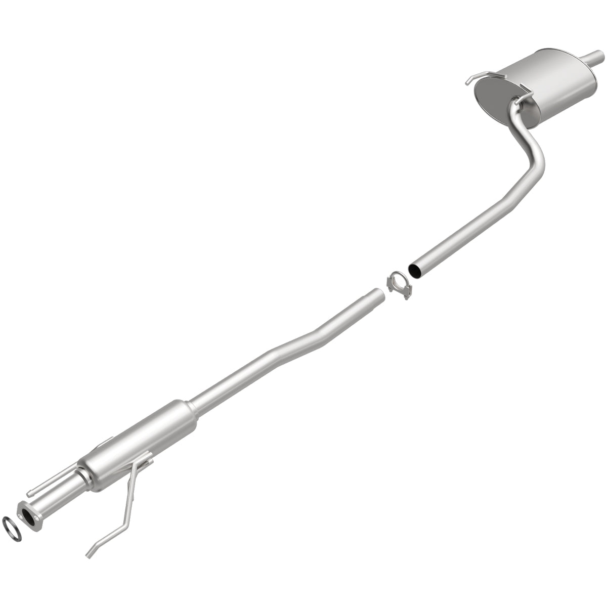 Fits 2004-2007 Suzuki Aerio 2.3L Direct-Fit Replacement Exhaust System 106-0318 aluminized steel