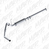 MBRP cat-back exhaust system fits 2004-2008 Ford F-150 single side exit aluminized steel S5200P 3 inch inlet/outlet