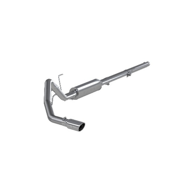 MBRP cat-back exhaust system fits 2004-2008 Ford F-150 single side exit Armor Plus Series T409 stainless steel S5200409 3 inch inlet/outlet