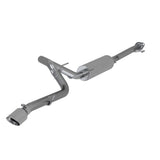 MBRP cat-back exhaust system fits 2004-2024 Toyota 4Runner single side exit aluminized steel S5342AL 2.5 inch inlet/outlet