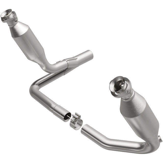 MagnaFlow direct-fit catalytic converter fits Fits 2004 Dodge Dakota Compliant stainless steel CARB compliant