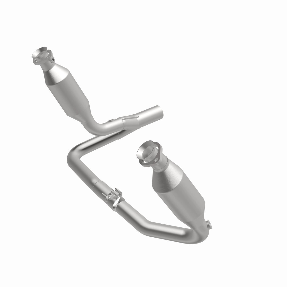MagnaFlow direct-fit catalytic converter fits Fits 2004 Dodge Dakota Compliant stainless steel CARB compliant