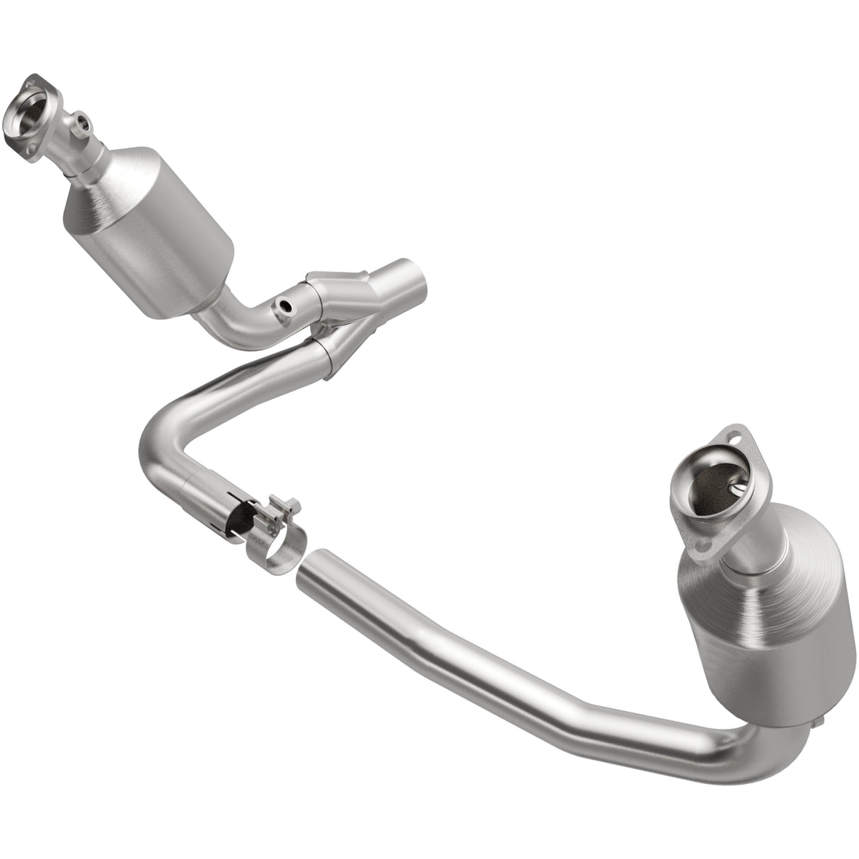 MagnaFlow direct-fit catalytic converter fits Fits 2004 Dodge Dakota Compliant stainless steel CARB compliant