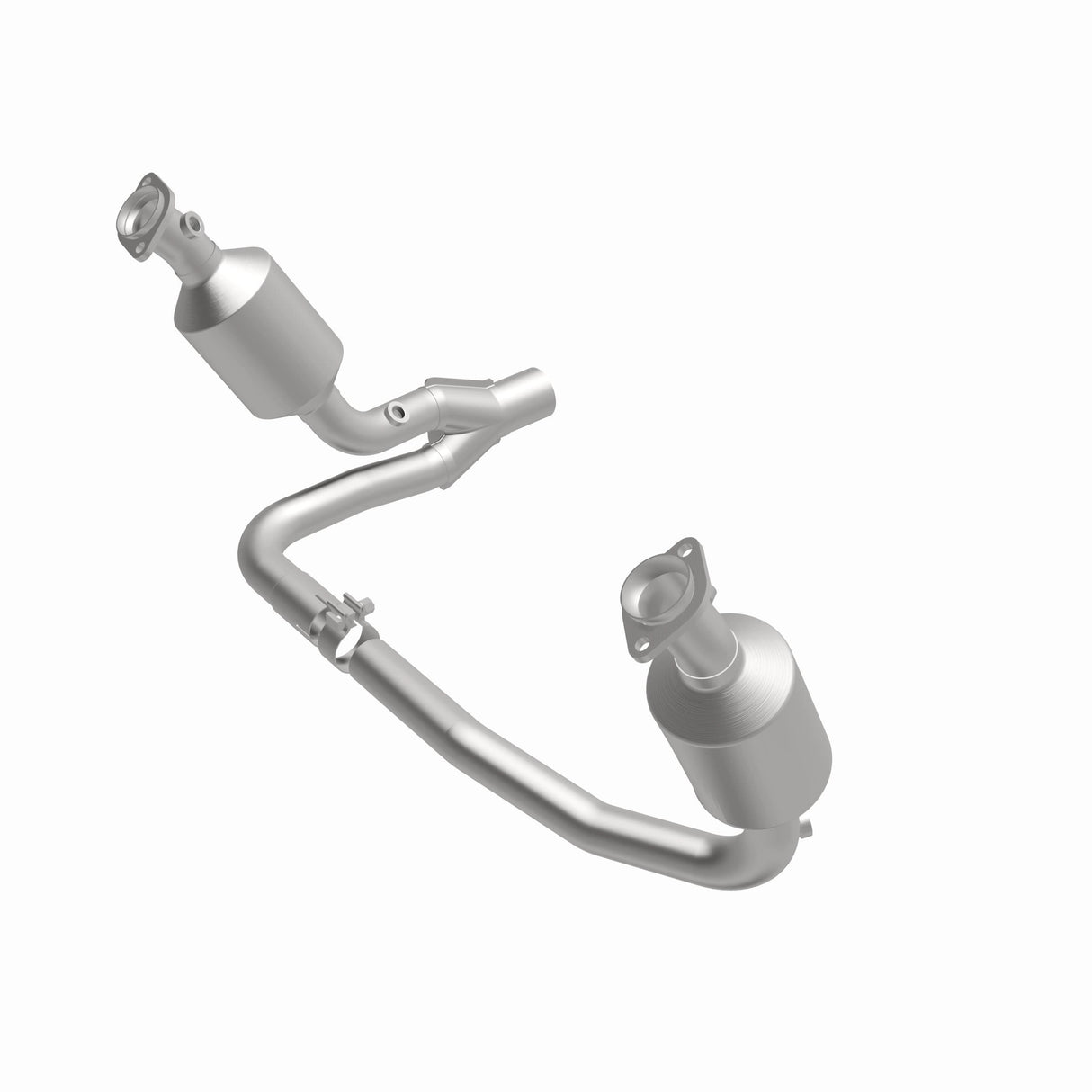 MagnaFlow direct-fit catalytic converter fits Fits 2004 Dodge Dakota Compliant stainless steel CARB compliant