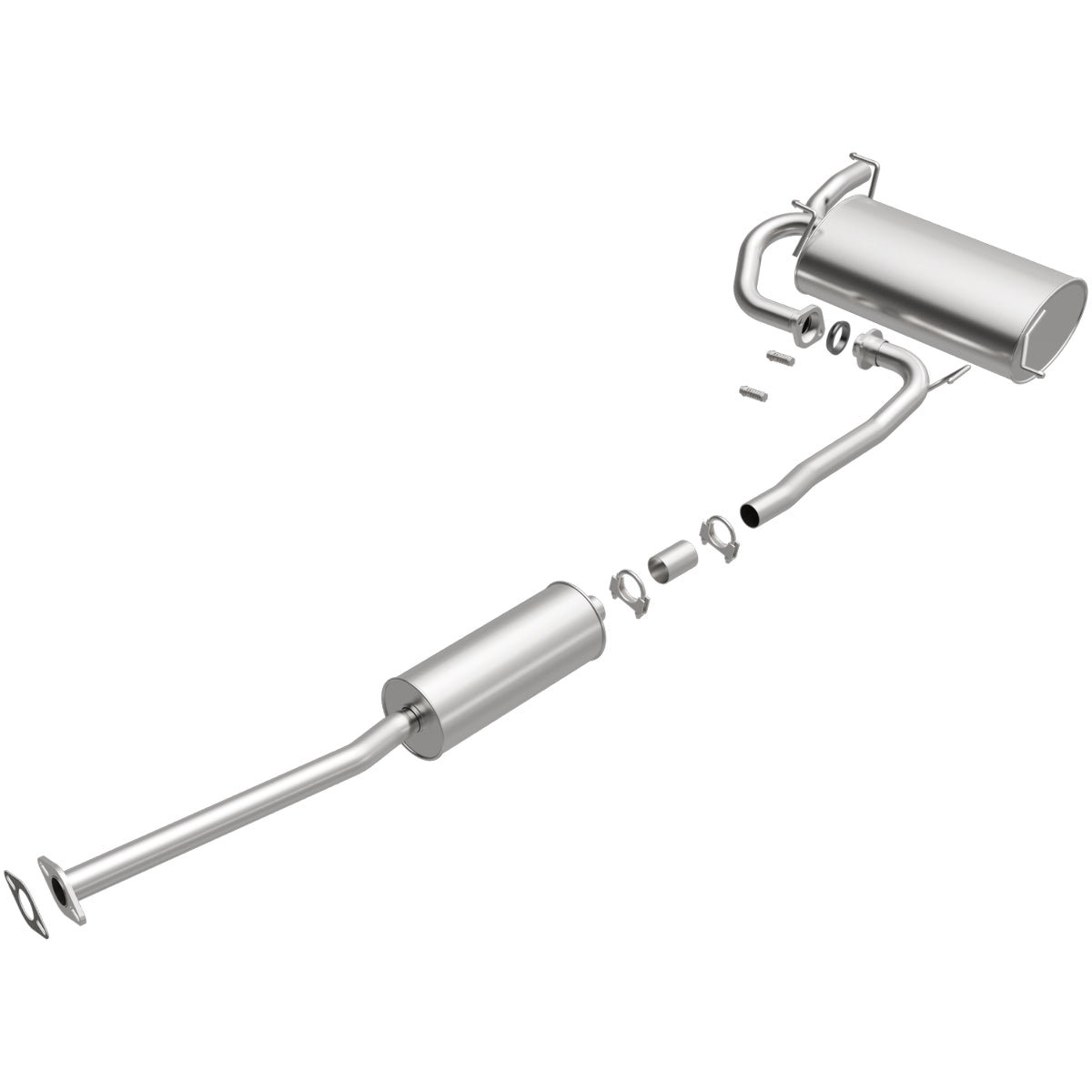 Fits 2005-2006 Nissan X-Trail 2.5L Direct-Fit Replacement Exhaust 106-0155 aluminized steel