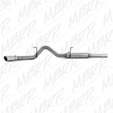 MBRP cat-back exhaust system fits 2005-2007 Dodge Ram 2500 single side exit aluminized steel S6108AL 4 inch inlet/outlet