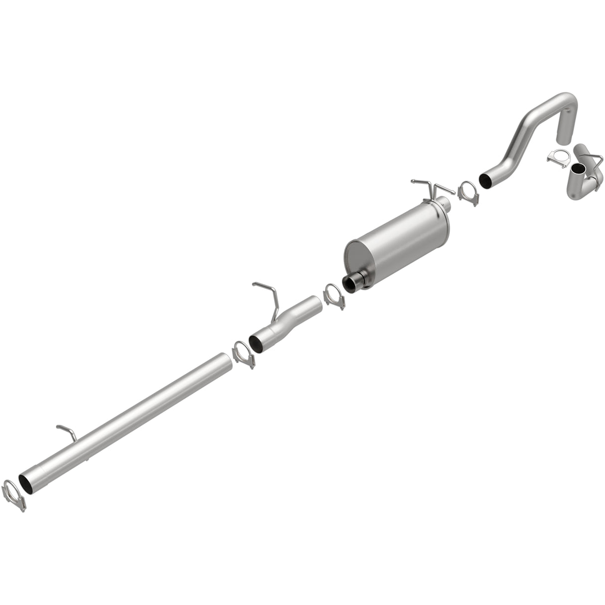 Fits 2005-2007 Ford Direct-Fit Replacement Exhaust System 106-0280 aluminized steel