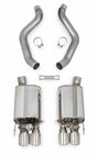 Hooker BlackHeart Fits 2005-2008 Chevrolet Corvette; Axle-Back Exhaust System - 70401313-RHKR for 2005-2008 Chevy Corvette black polished stainless steel