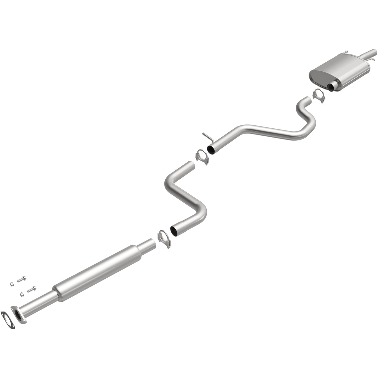 Fits 2005-2008 Pontiac Grand Prix 3.8L Direct-Fit Replacement Exhaust 106-0016 aluminized steel