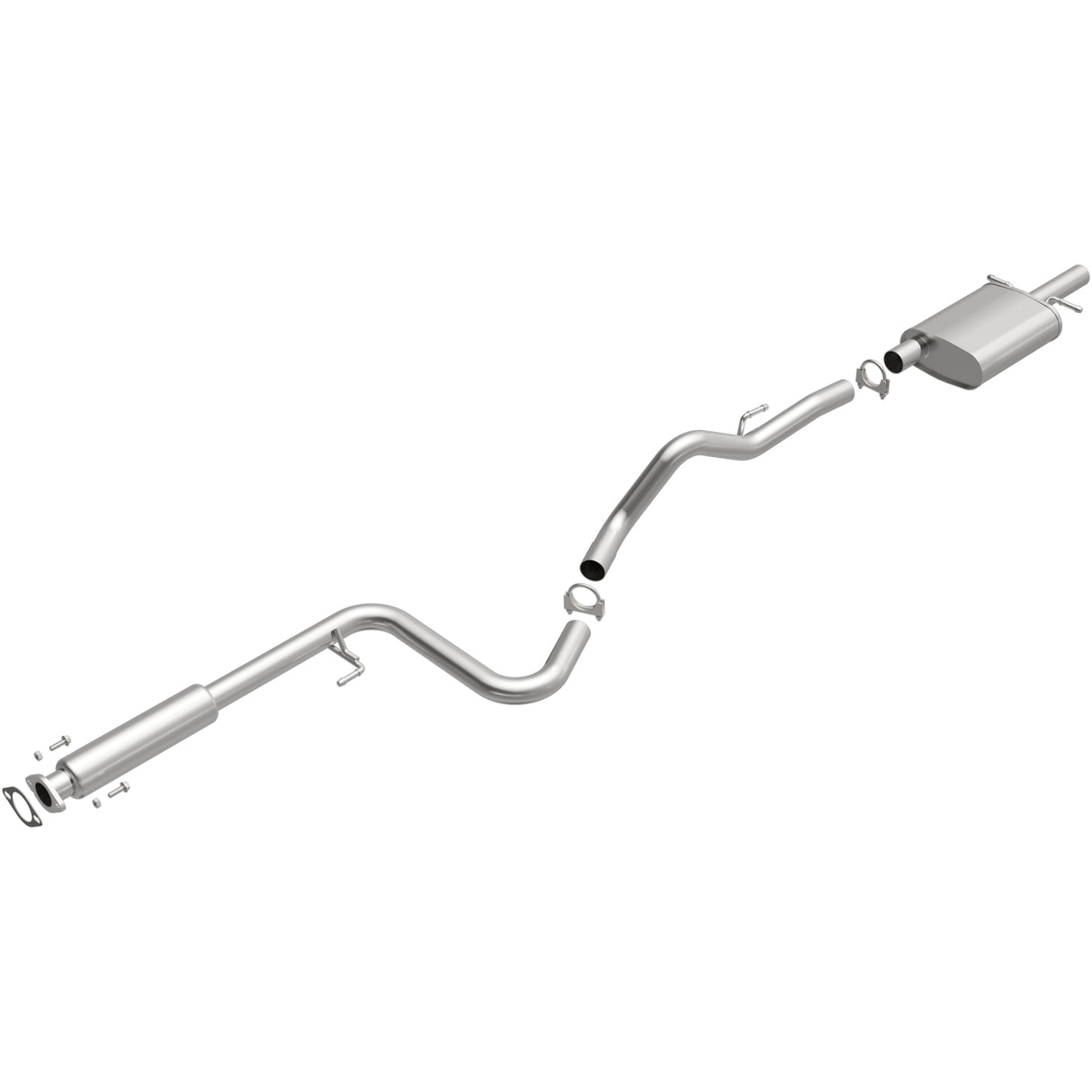 Fits 2005-2010 Chevy Cobalt Direct-Fit Replacement Exhaust System 106-0770 steel