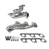 Fits 2005-2010 Mustang 4.0L-V6 1-5/8 Shorty Exhaust Headers-Silver-40100 ceramic coated polished