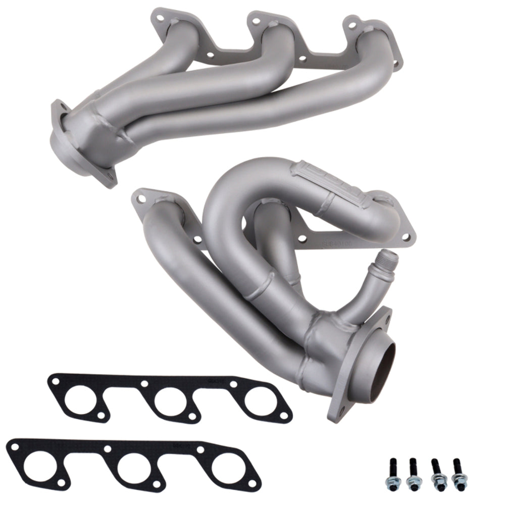 t Fits 2005-2010 Mustang 4.0L-V6 1-5/8 Shorty Exhaust Headers-Titanium-4010 BBK Performance