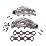 Fits 2005-2010 Mustang GT 1-5/8 Shorty Tuned Length Headers-Silver-16120 ceramic coated polished