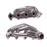 Fits 2005-2010 Mustang GT 1-5/8 Shorty Tuned Length Headers-Silver-16120 ceramic coated polished
