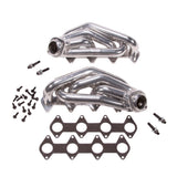 Fits 2005-2010 Mustang GT 1-5/8 Shorty Tuned Length Headers-Silver-16120 ceramic coated polished
