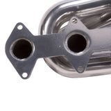 Fits 2005-2010 Mustang GT 1-5/8 Shorty Tuned Length Headers-Silver-16120 ceramic coated polished