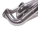 Fits 2005-2010 Mustang GT 1-5/8 Shorty Tuned Length Headers-Silver-16120 ceramic coated polished