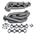 Fits 2005-2010 Mustang GT 1-5/8 Shorty Tuned Length Headers-Titanium-1612 ceramic coated polished