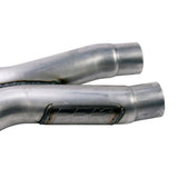 Fits 2005-2010 Mustang GT 2-3/4 Short Mid X Pipe w/High Flow Catalytic-1637