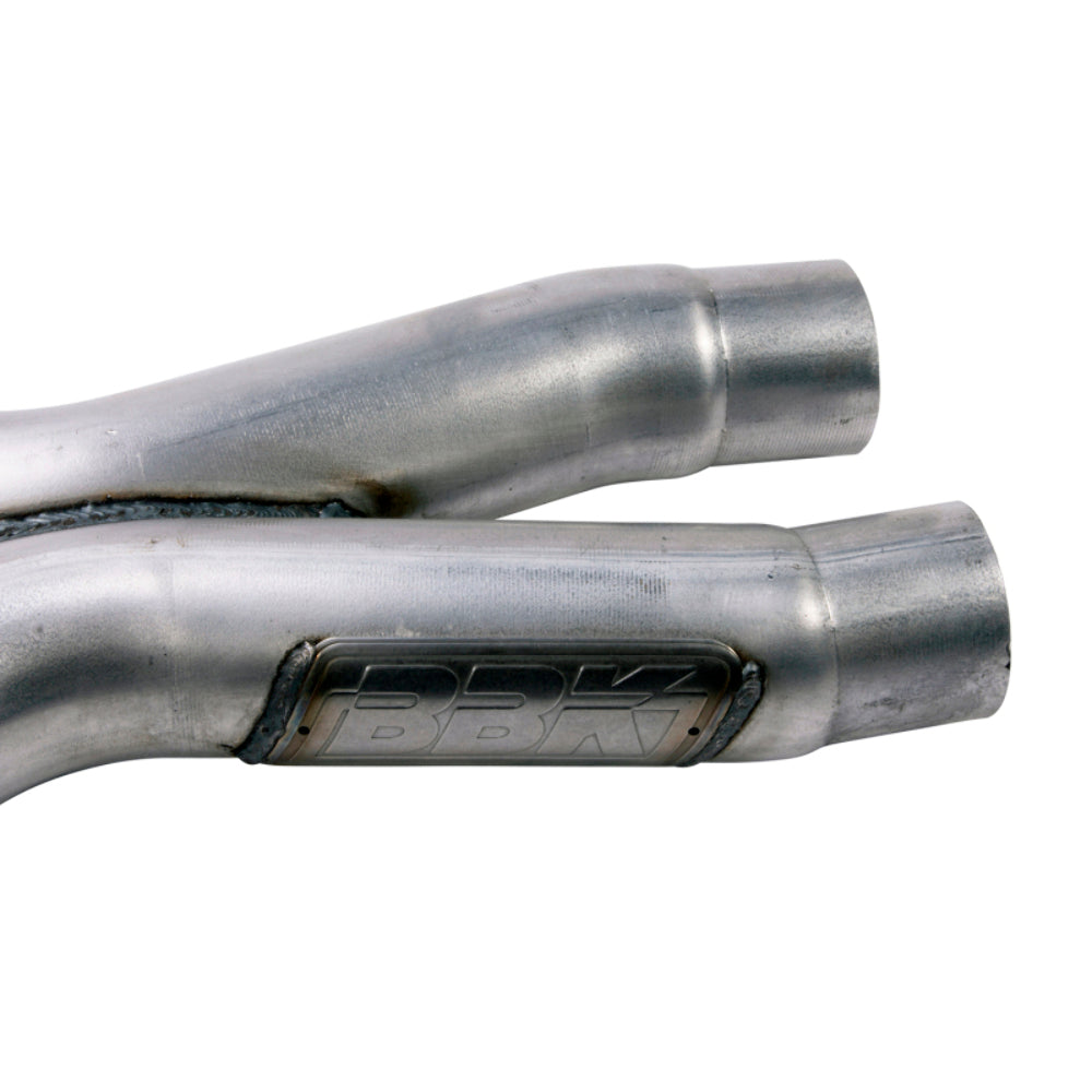 Fits 2005-2010 Mustang GT 2-3/4 Short Mid X Pipe w/High Flow Catalytic-1637