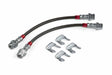Fits 2006-09 A3 Quattro Audi Braided S/S Brake Lines Rear Set and VW stainless steel polished
