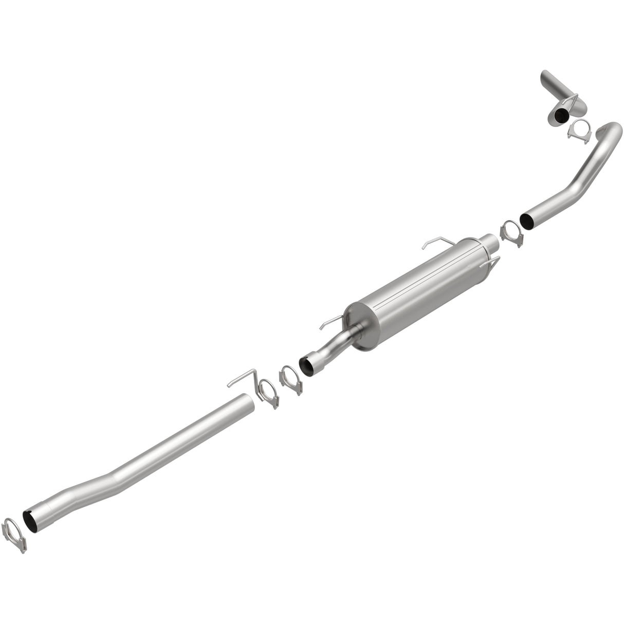 Fits 2006-2009 Dodge Direct-Fit Replacement Exhaust System 106-0525 aluminized steel