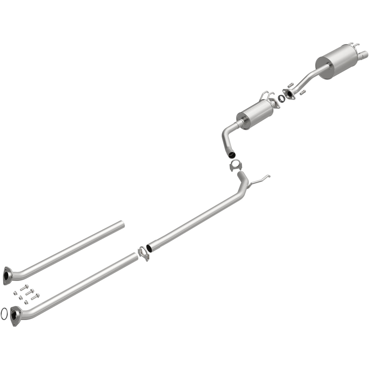 Fits 2006-2011 Honda Civic 1.8L Direct-Fit Replacement Exhaust System 106-0719 aluminized steel