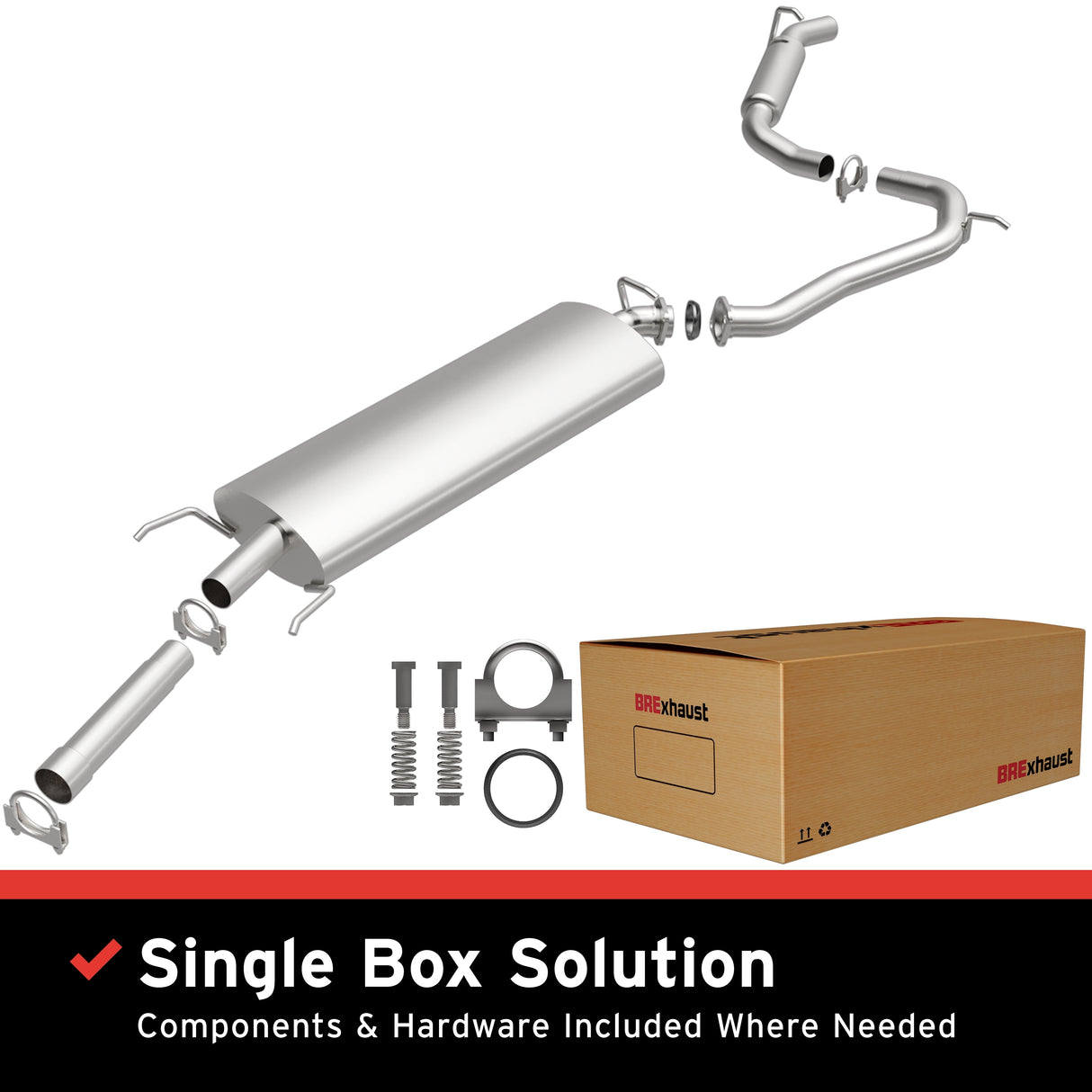 t Fits 2006-2012 Toyota RAV4 Direct-Fit Replacement Exhaust System 106-0032 Brexhaust
