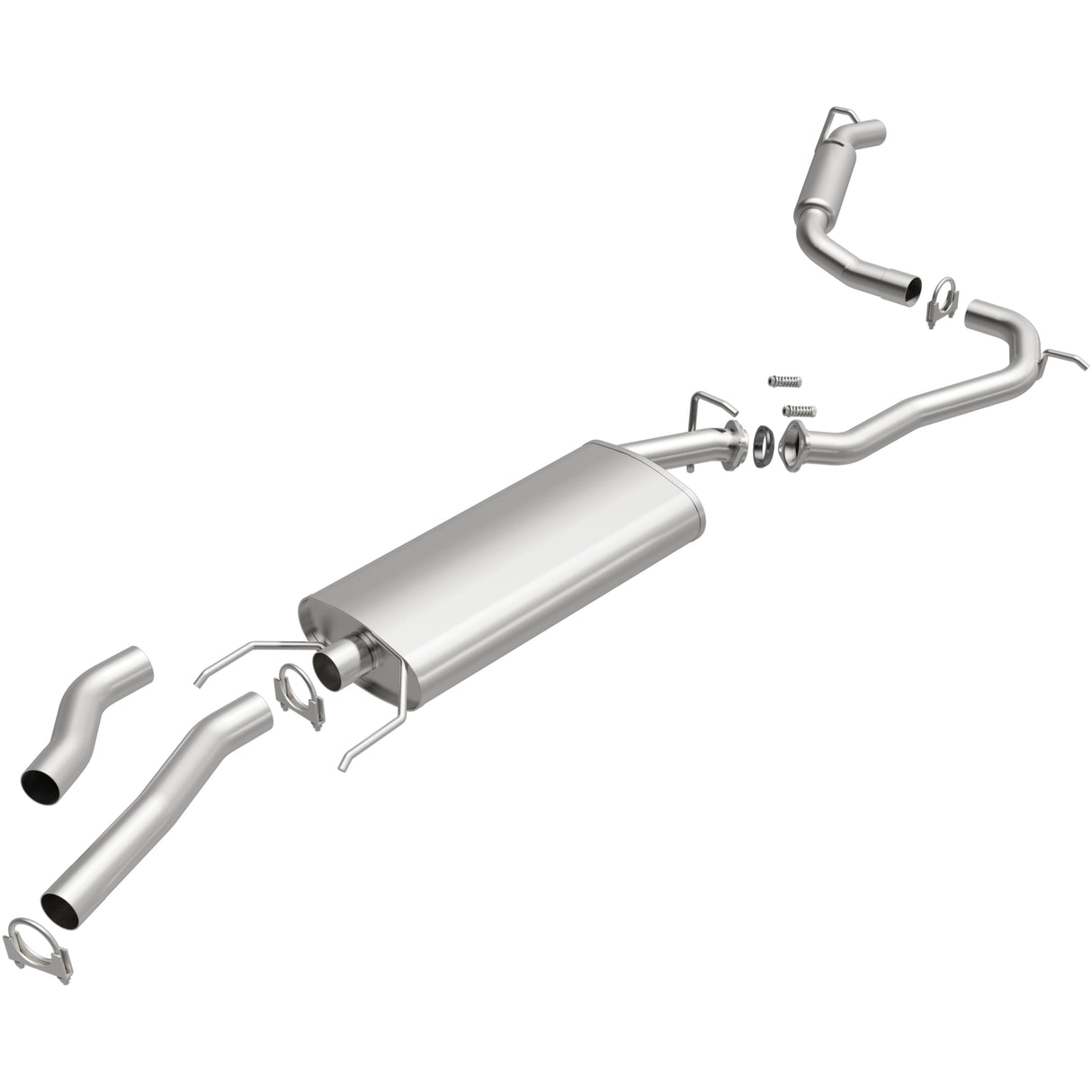 Fits 2006-2012 Toyota RAV4 Direct-Fit Replacement Exhaust System 106-0717 aluminized steel