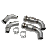 Fits 2006-2024 Dodge 6.1L Hemi Challenger 3" Mid Pipe w/ High Flow Cats-16481