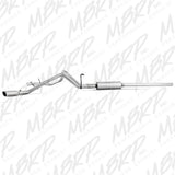 MBRP cat-back exhaust system fits Dodge Ram 1500 aluminized steel S5128AL 2 inch inlet/outlet